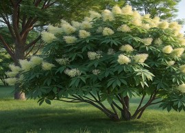 realistic-image-of-aralia-mandshurica-shrub-medi